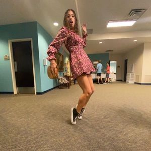 Super cute spring flower dress